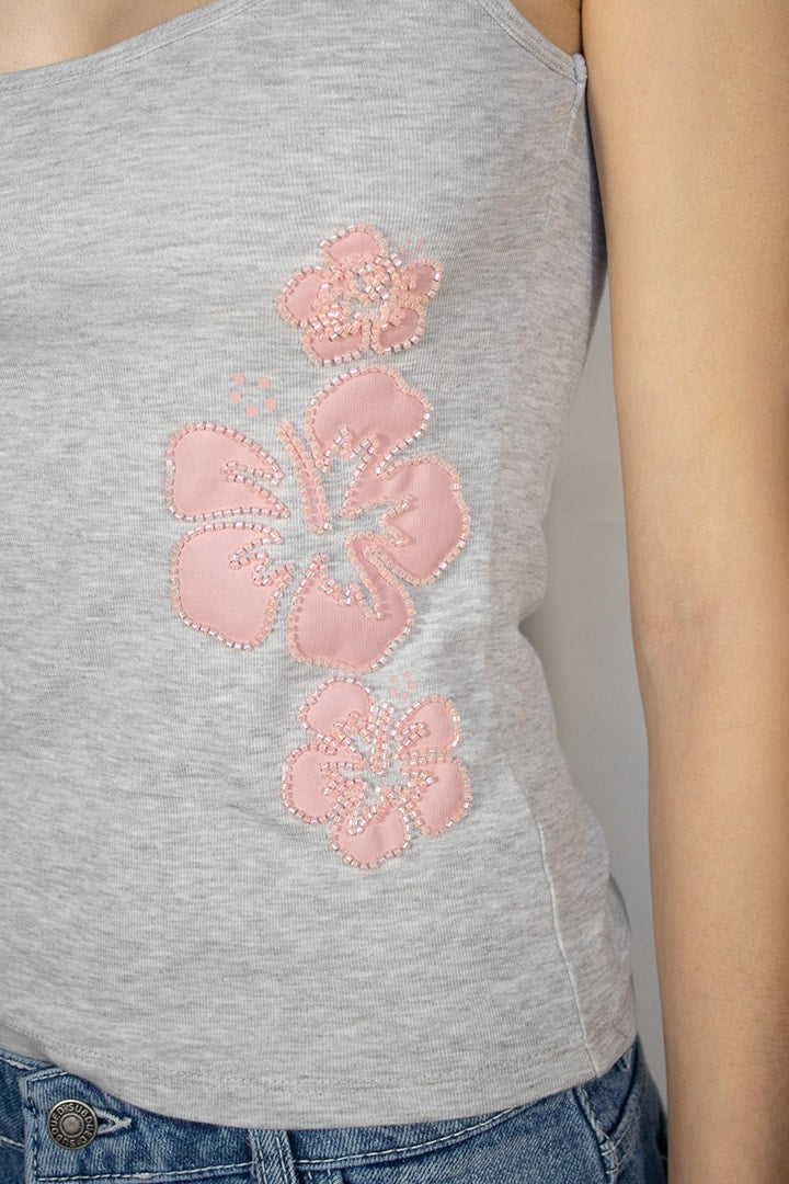 Round neck top | Subdued