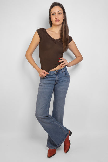 Lace T-shirt | Subdued