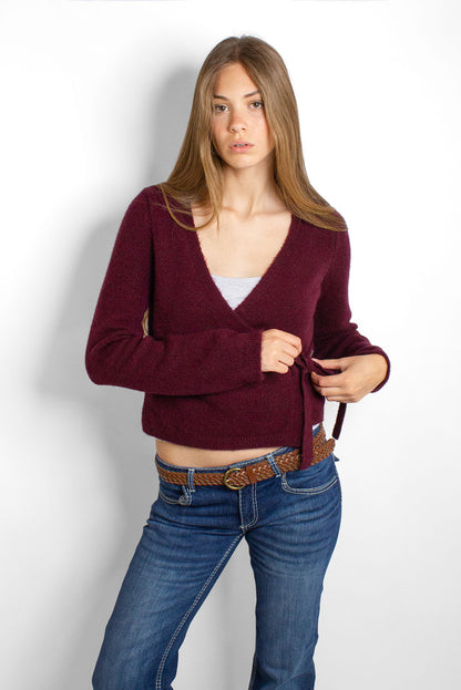 Wrap cardigan | Subdued