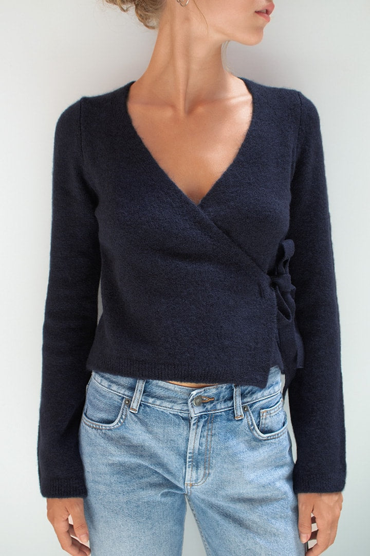 Wrap cardigan | Subdued