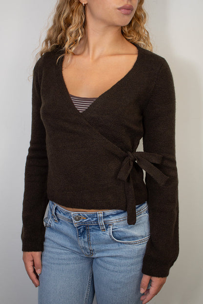Wrap cardigan | Subdued