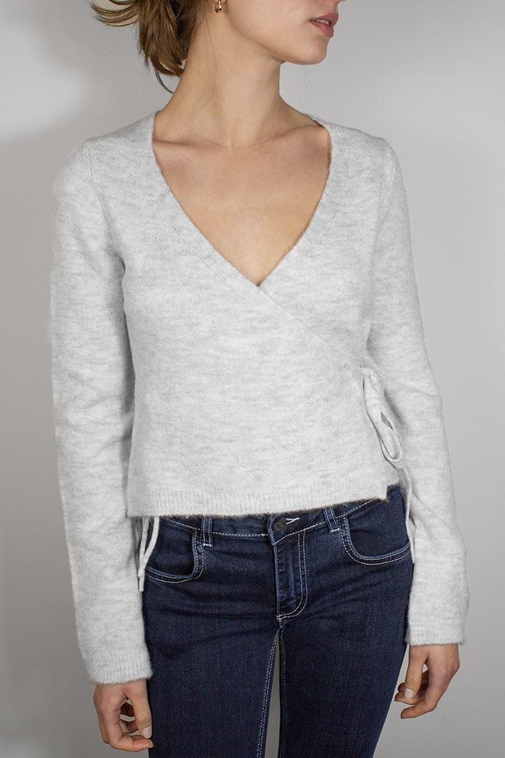 Wrap cardigan | Subdued