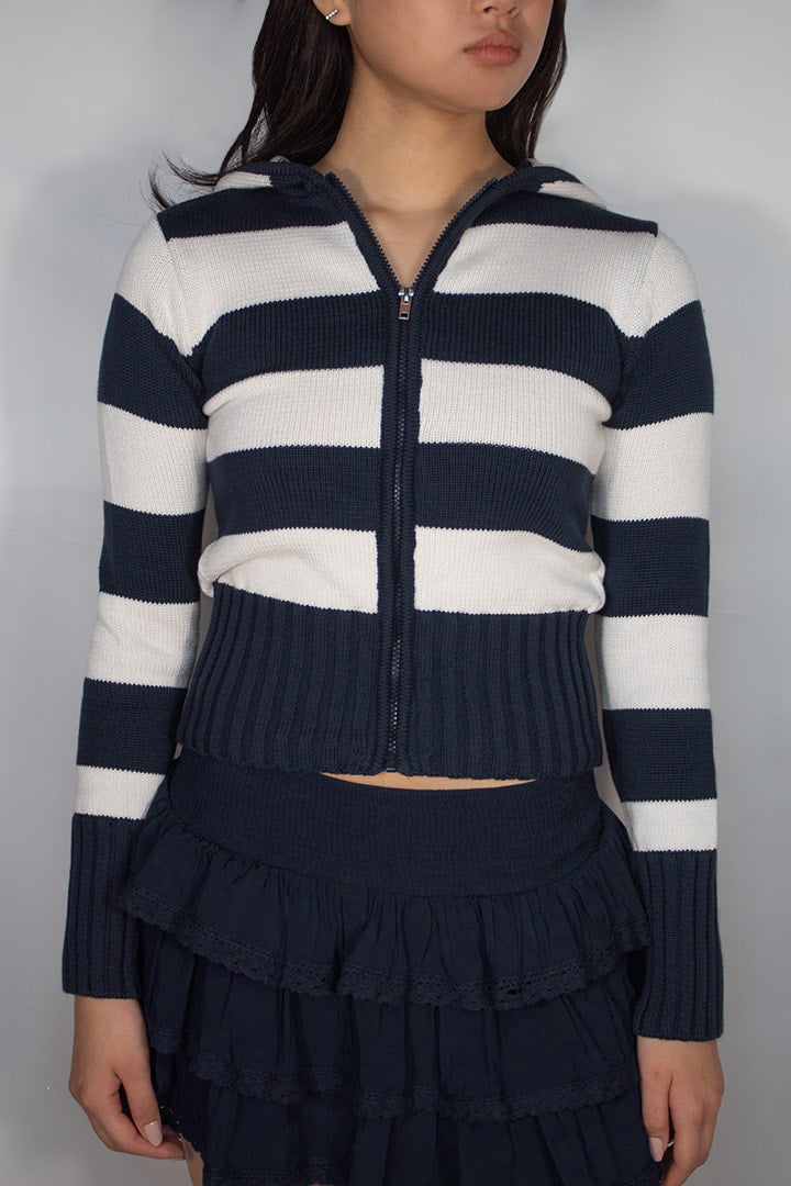 Hooded cardigan | Subdued