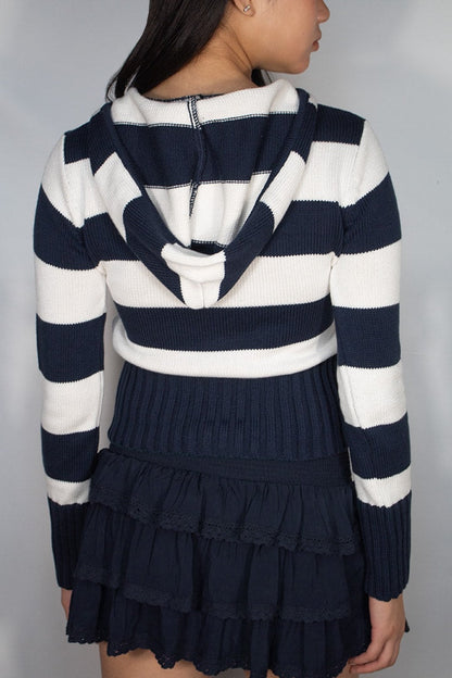 Hooded cardigan | Subdued
