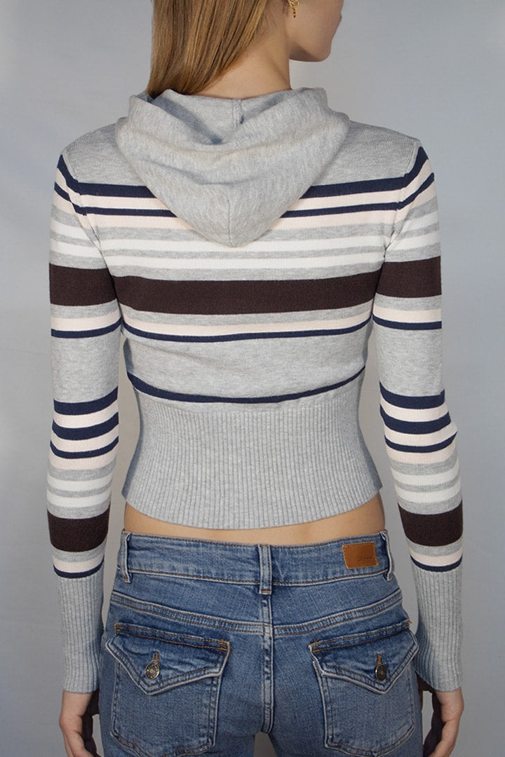 Zip-up cardigan | Subdued