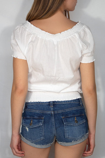 Boat neck shirt | Subdued