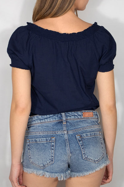 Boat neck shirt | Subdued