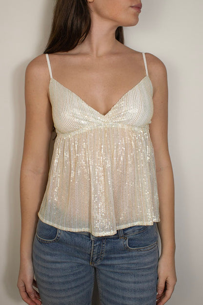 Mini sequin top | Subdued