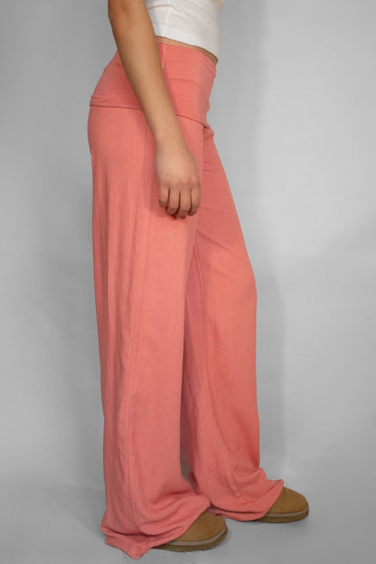 Waistband palazzo pants | Subdued