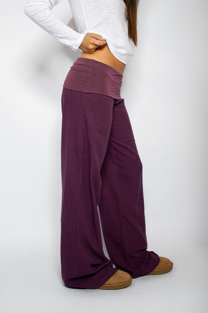Waistband palazzo pants | Subdued