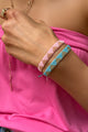 03S - PINK AND TURQUOISE