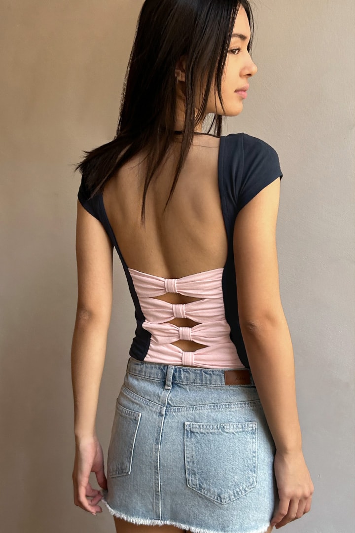 Bows T-shirt | Subdued