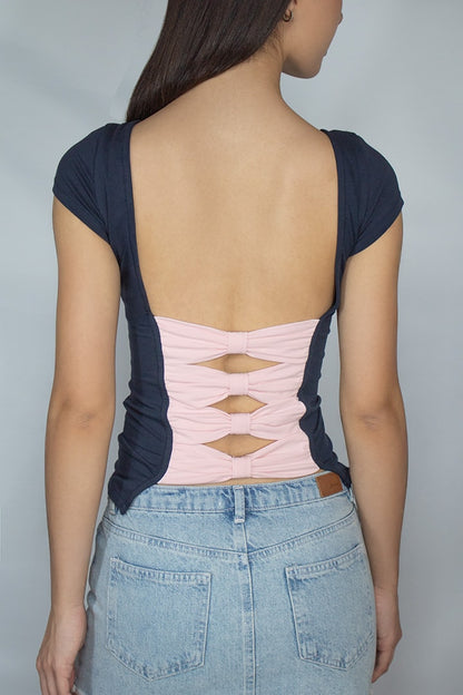 Bows T-shirt | Subdued