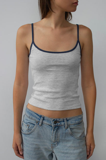 Scoop neck top | Subdued