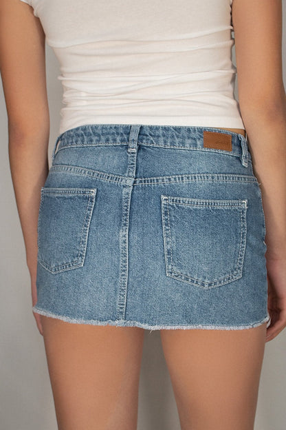 Low waist skirt | Subdued