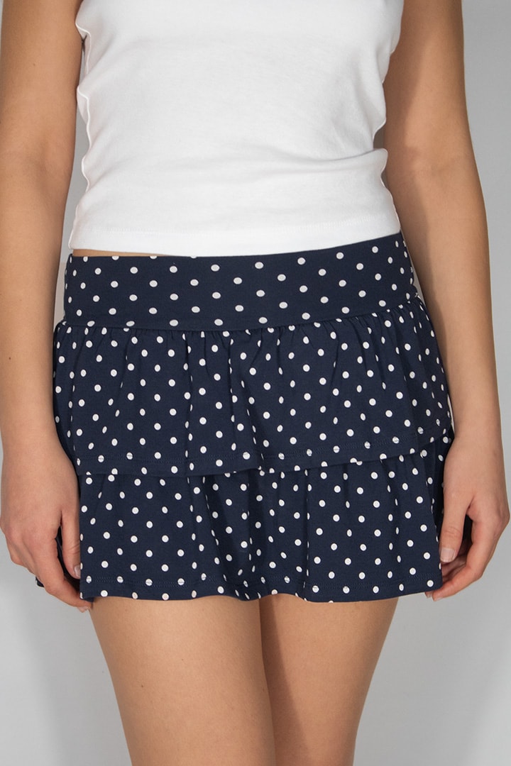 Mini ruffle skirt | Subdued