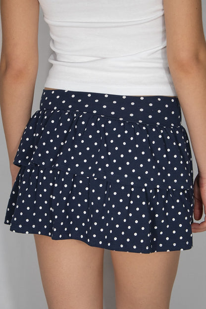 Mini ruffle skirt | Subdued