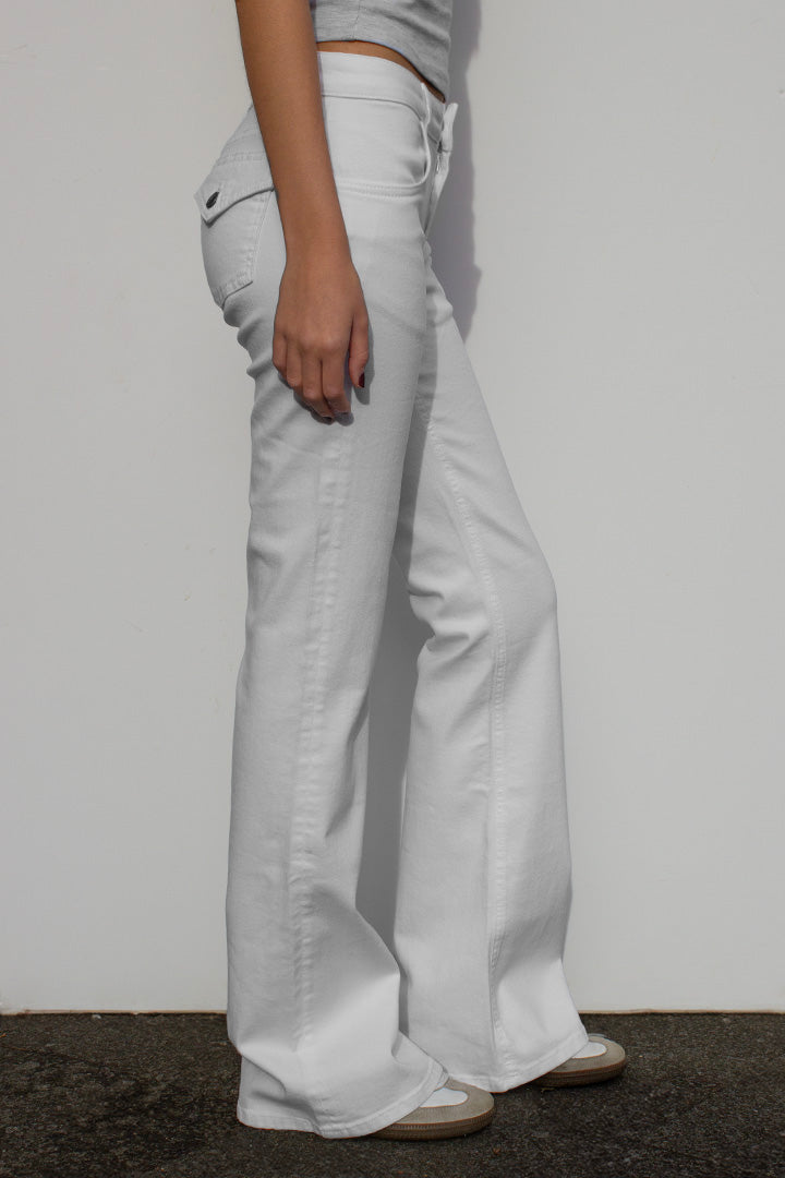 Jeans flare low waist | Subdued
