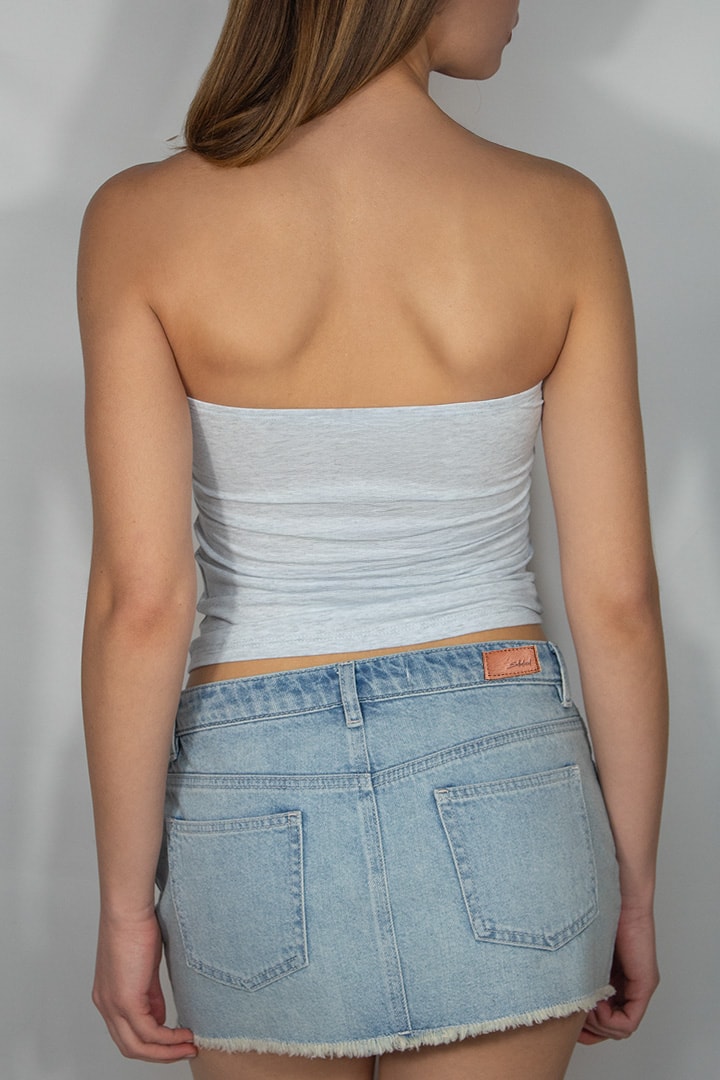 Ruched Tie-Front Top | Subdued