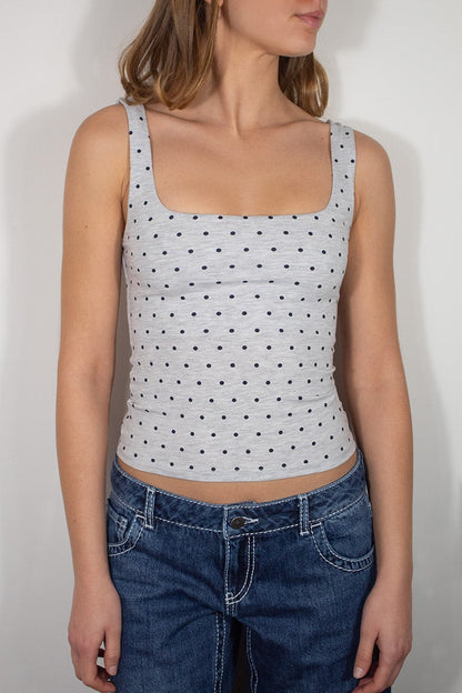 Square neck top | Subdued