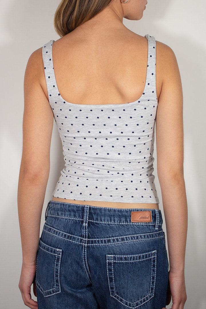 Square neck top | Subdued