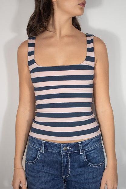 Square neck top | Subdued