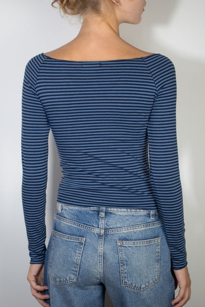 Boat neck t-shirt | Subdued