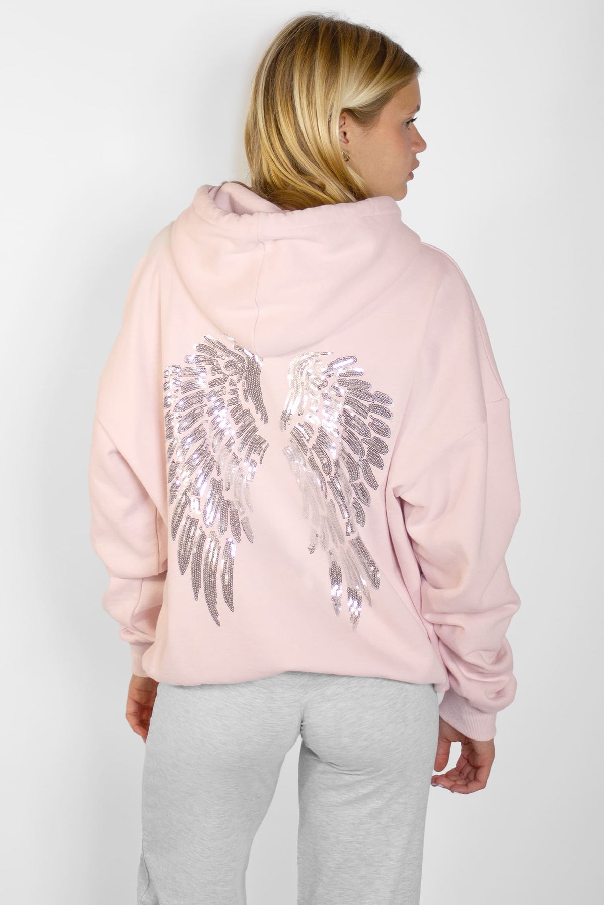 Wings sequin hoodie | Subdued