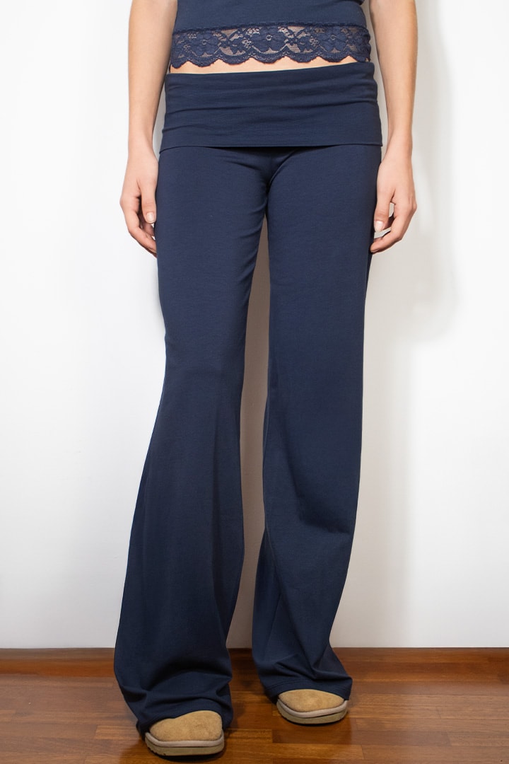 Cuffed pants with wings | Subdued
