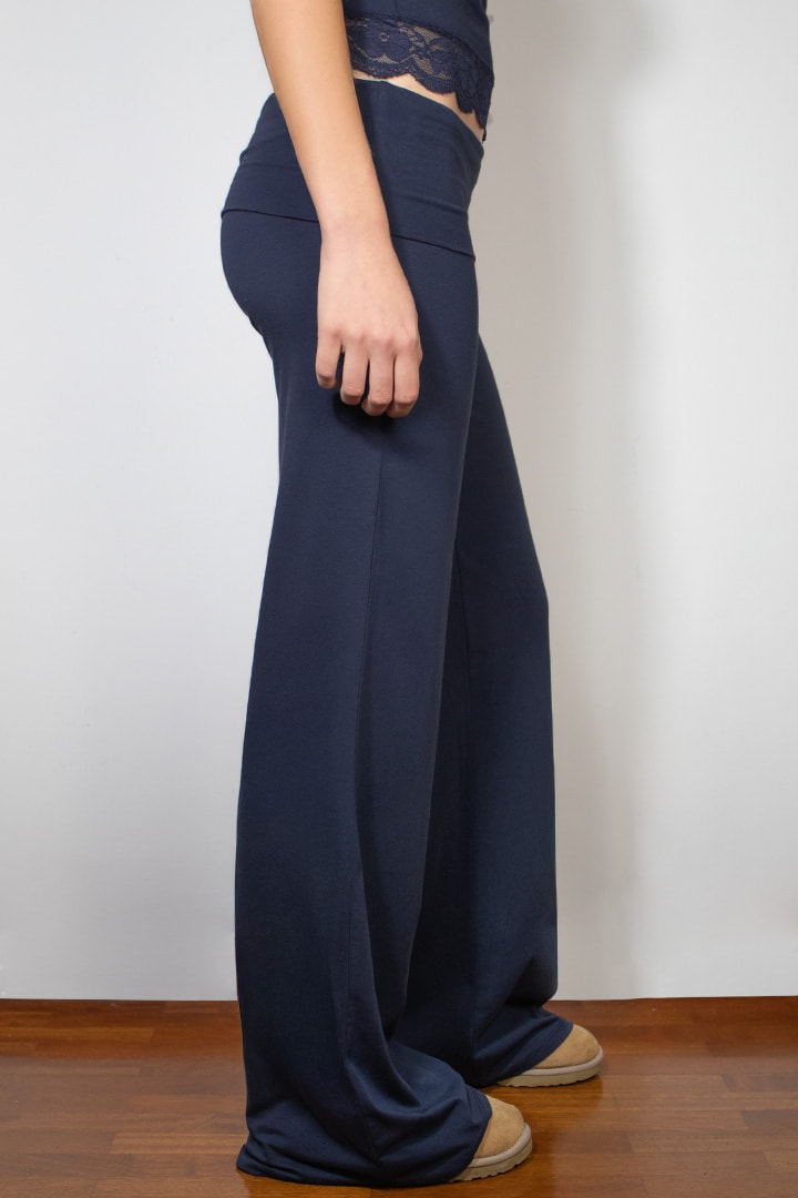 Cuffed pants with wings | Subdued