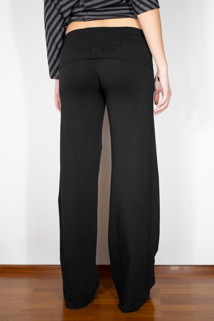 Cuffed pants with wings | Subdued