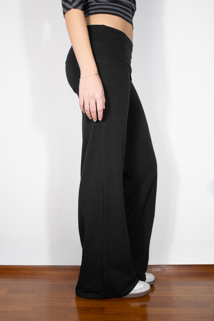 Cuffed pants with wings | Subdued