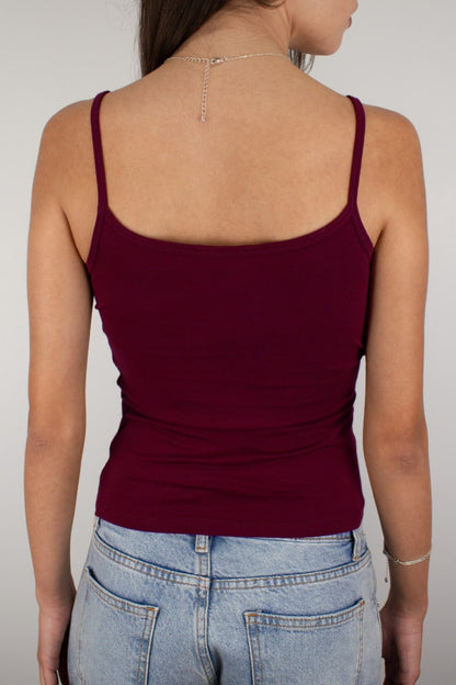 Scoop neckline top | Subdued