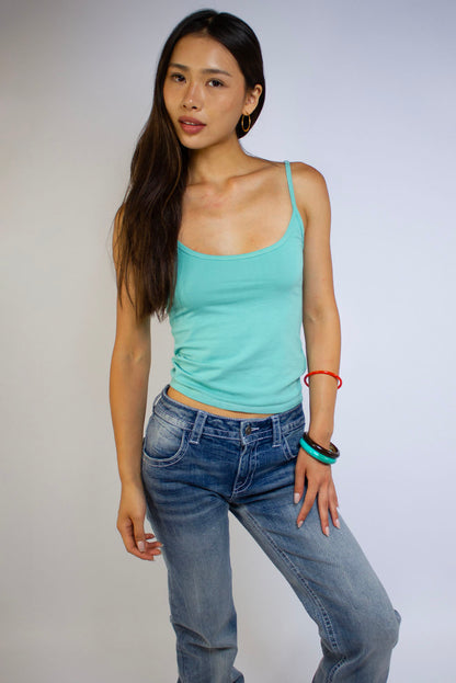 Scoop neckline top | Subdued