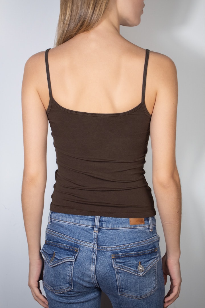 Scoop neckline top | Subdued