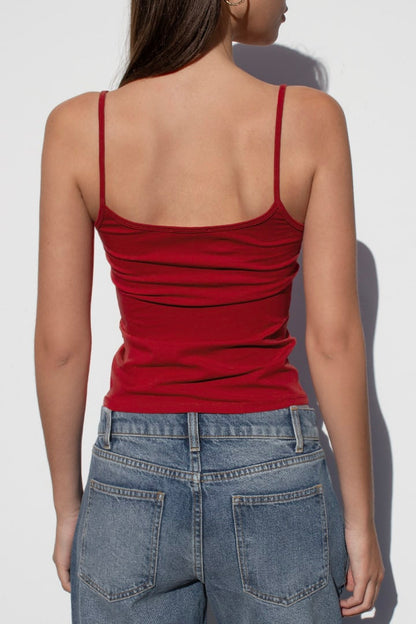 Scoop neckline top | Subdued