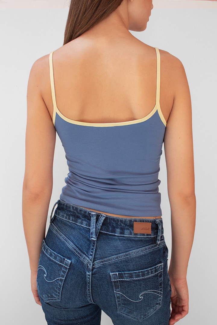 Scoop neckline top | Subdued