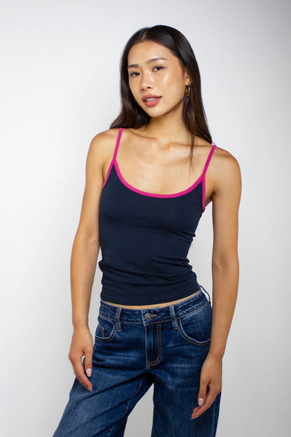 Scoop neckline top | Subdued