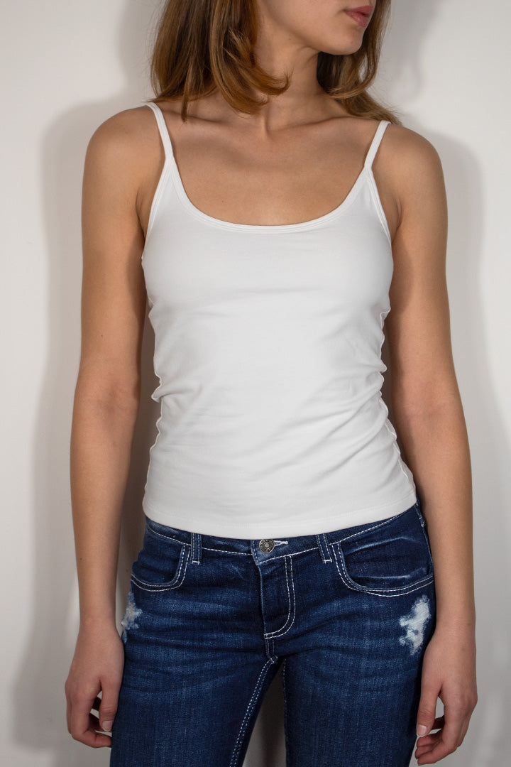 Scoop neckline top | Subdued