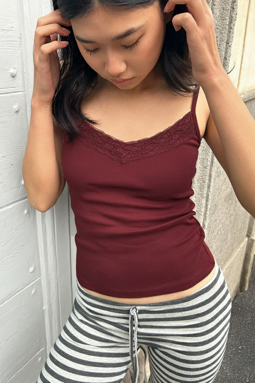 Lace tank top | Subdued