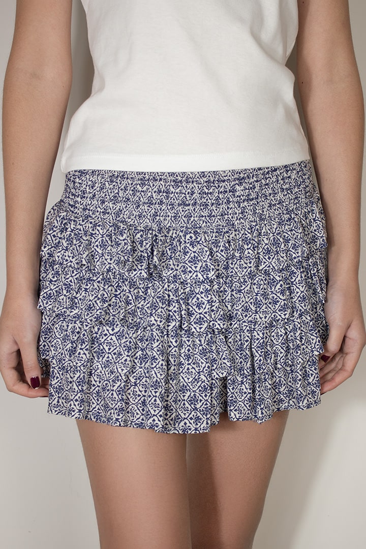 Mini ruffle skort | Subdued