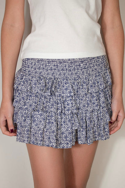 Mini ruffle skort | Subdued