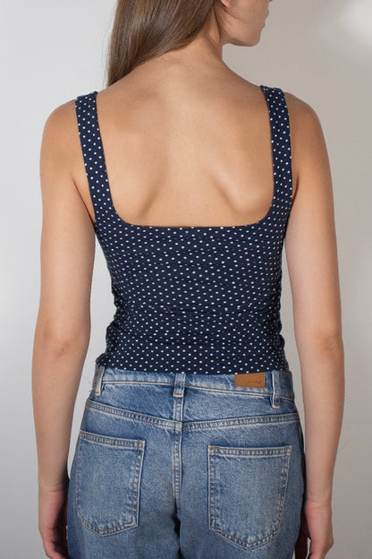 Square neck top | Subdued