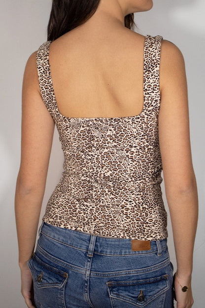 Square neck top | Subdued