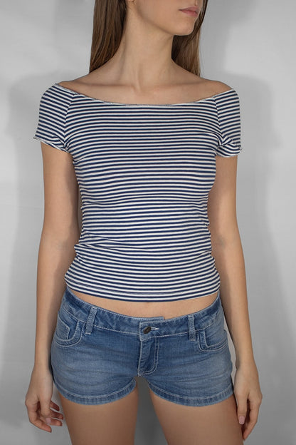 Boat neck T-shirt | Subdued
