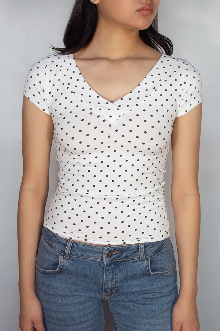 V-neck T-shirt | Subdued
