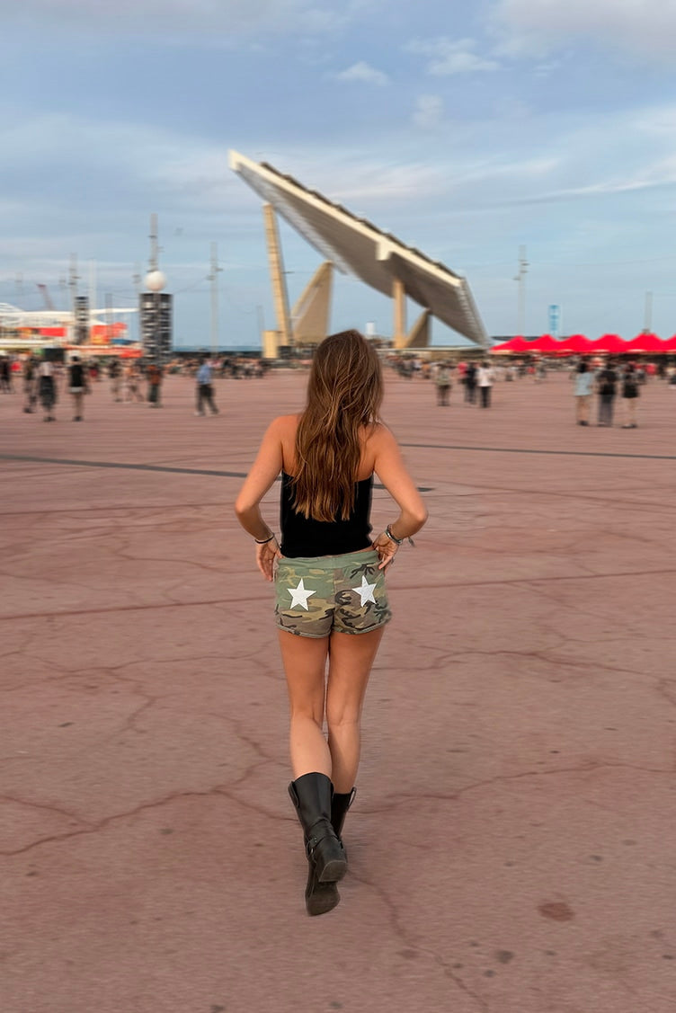Star patch shorts | Subdued