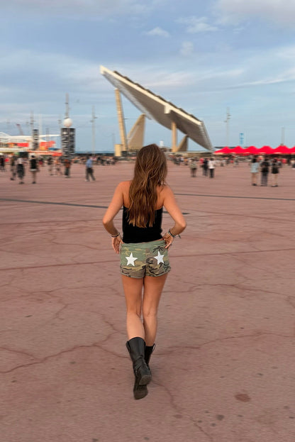 Star patch shorts | Subdued