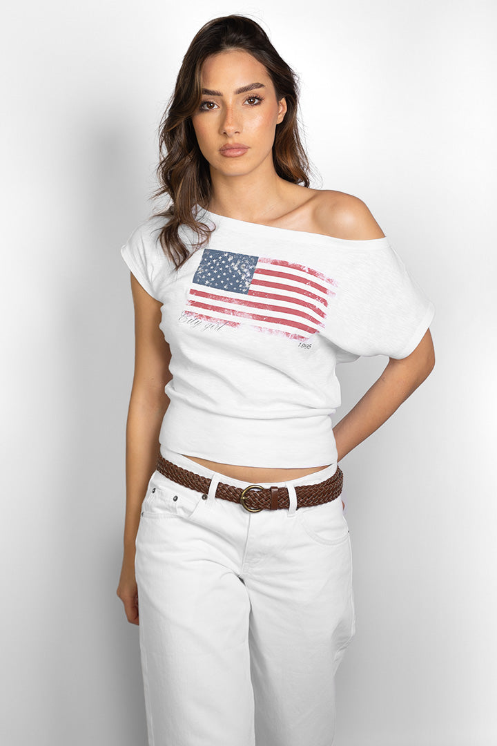 Flag USA t-shirt | Subdued