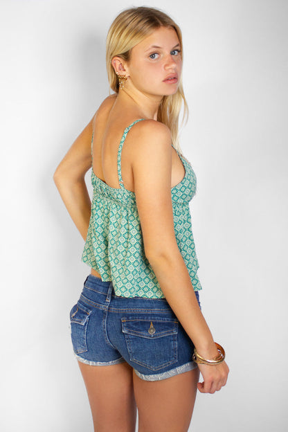 V-neck top | Subdued
